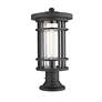 6_Z-Lite Jordan 19 3/4" High Black Outdoor Pier Mount Light more views