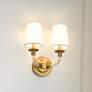 1_Z-Lite Katerina 13" High Rubbed Brass 2-Light Wall Sconce