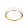 6_Z-Lite Kawan 12" Wide Matte White And Gold LED Ceiling Light more views