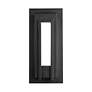 5_Z-Lite Keaton 12 1/2" High Black LED Outdoor Wall Light more views