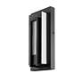 Z-Lite Keaton 12 1/2" High Black LED Outdoor Wall Light