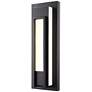 3_Z-Lite Keaton 20 1/4" High Black LED Outdoor Wall Light