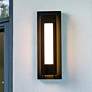 2_Z-Lite Keaton 20 1/4" High Black LED Outdoor Wall Light