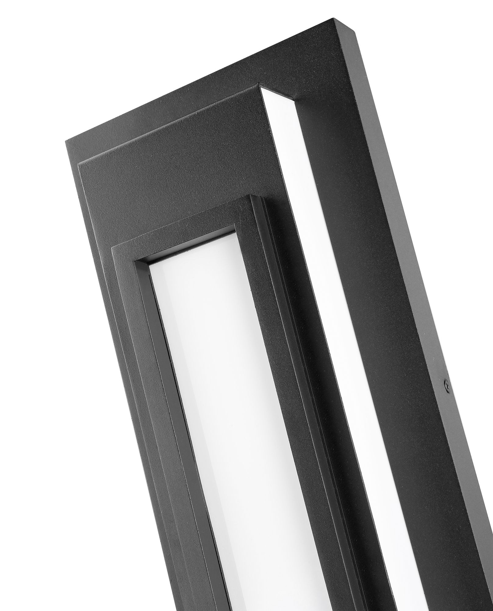 Z-Lite Keaton 20 1/4" High Black LED Outdoor Wall Light in scene