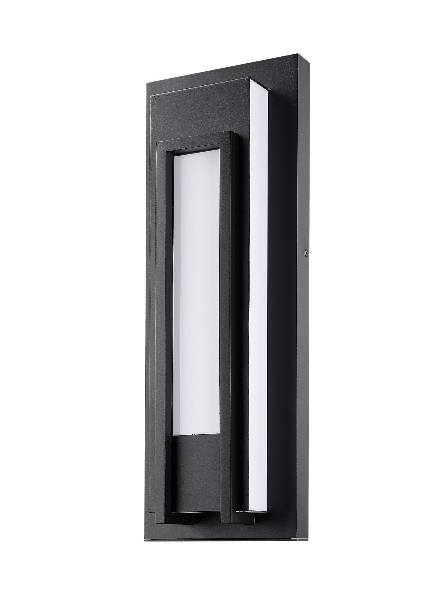 Z-Lite Keaton 20 1/4" High Black LED Outdoor Wall Light in scene