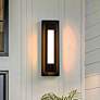 1_Z-Lite Keaton 24" High Black LED Outdoor Wall Light
