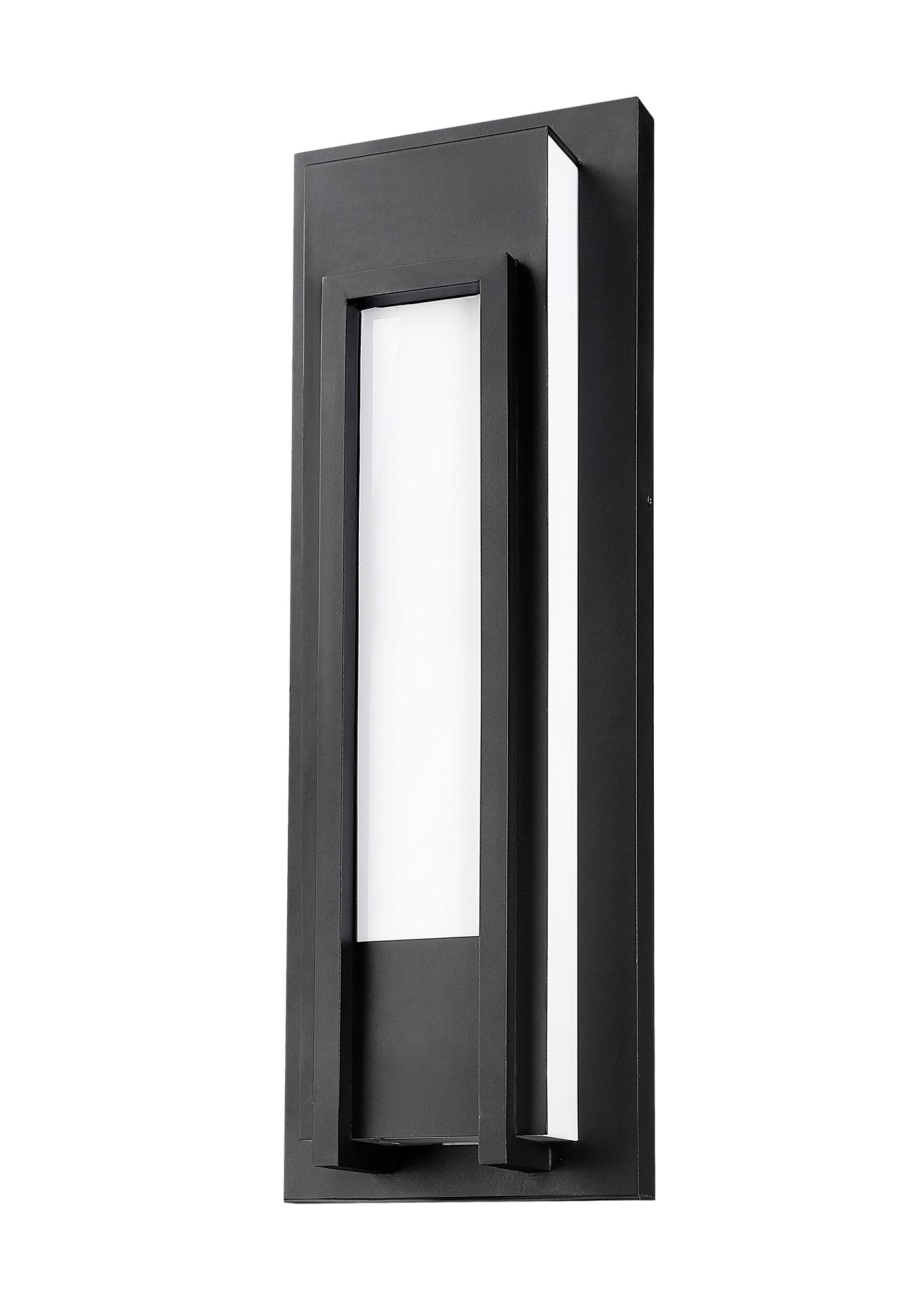 Z-Lite Keaton 24" High Black LED Outdoor Wall Light