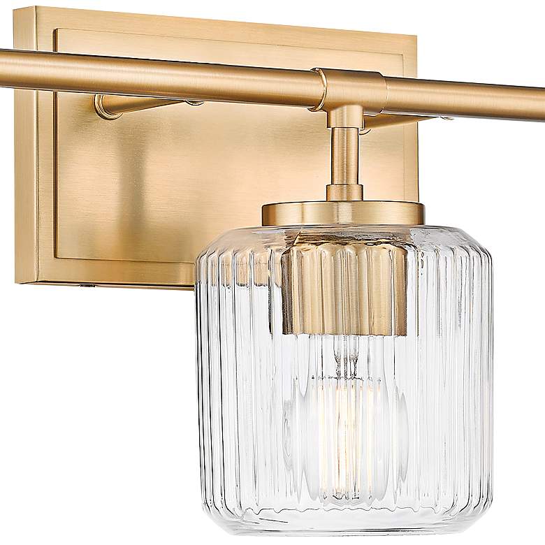 Image 2 Z-Lite Landon 24" Wide 3-Light Modern Gold Vanity Bath Light more views