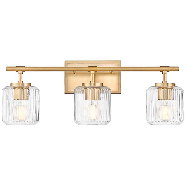 Image 4 Z-Lite Landon 24" Wide 3-Light Modern Gold Vanity Bath Light more views