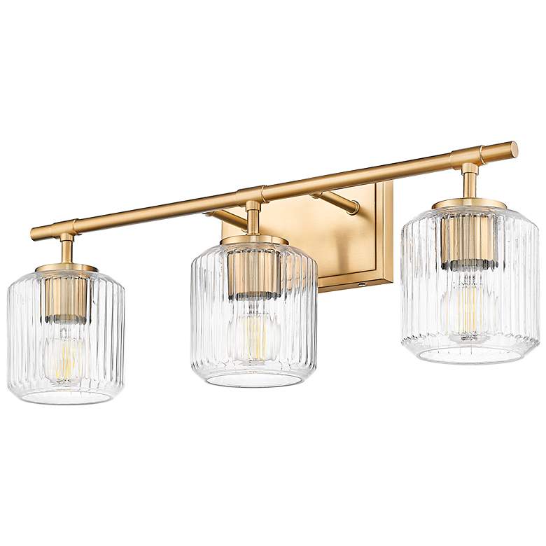 Image 6 Z-Lite Landon 24" Wide 3-Light Modern Gold Vanity Bath Light more views