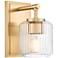 Z-Lite Landon 8 3/4" High Modern Gold Wall Sconce