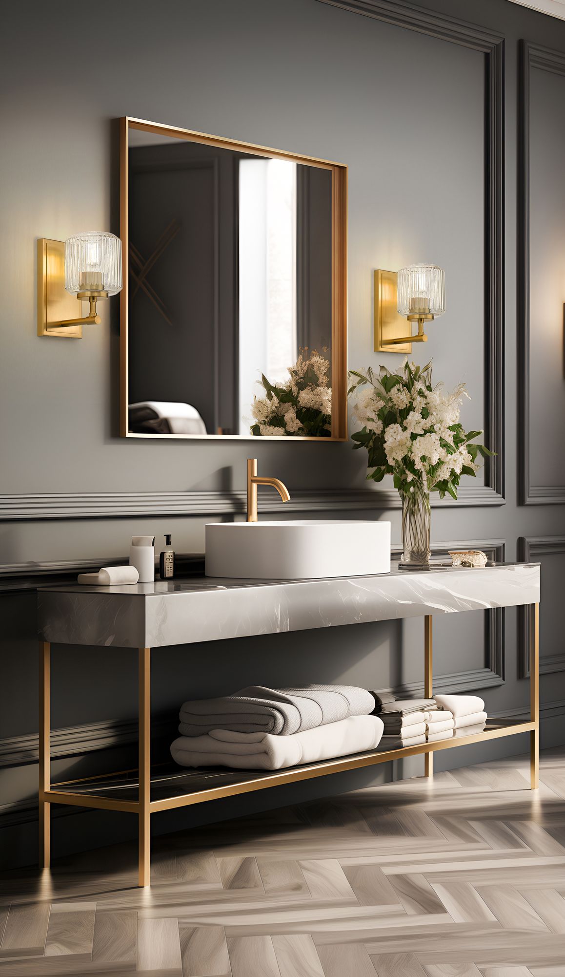 Image 3 Z-Lite Landon 8 3/4" High Modern Gold Wall Sconce more views