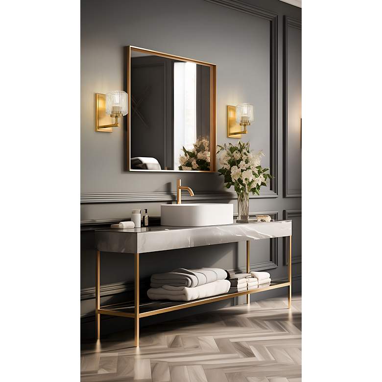 Image 3 Z-Lite Landon 8 3/4" High Modern Gold Wall Sconce more views