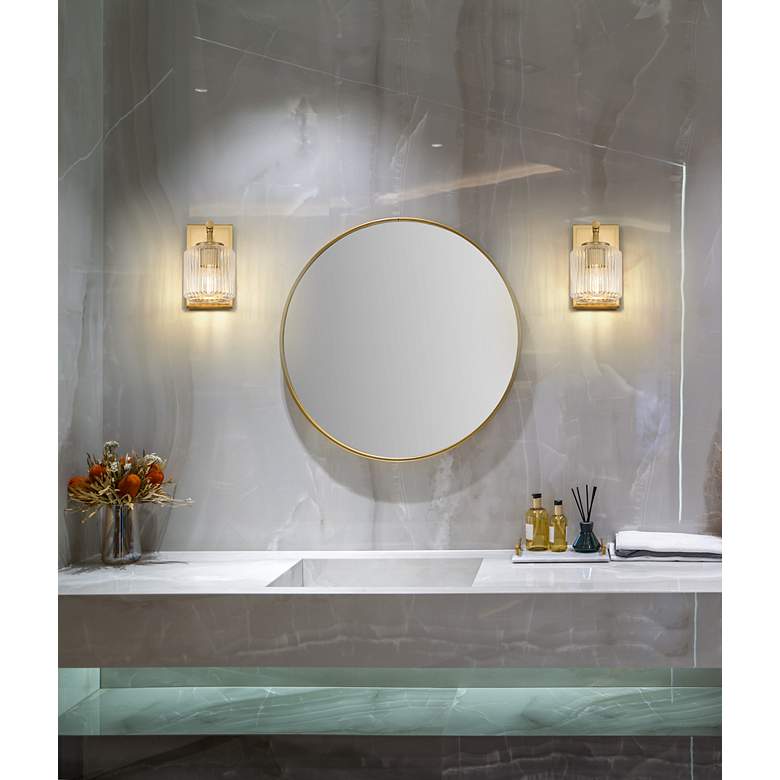 Image 4 Z-Lite Landon 8 3/4" High Modern Gold Wall Sconce more views