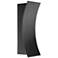 Z-Lite Landrum 12" High Black LED Outdoor Wall Light