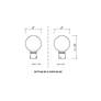 6_Z-Lite Laurent 11 1/2"H Black Opal Glass Outdoor Post Light more views