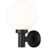 Z-Lite Laurent 12 1/2" High Black Outdoor Wall Light