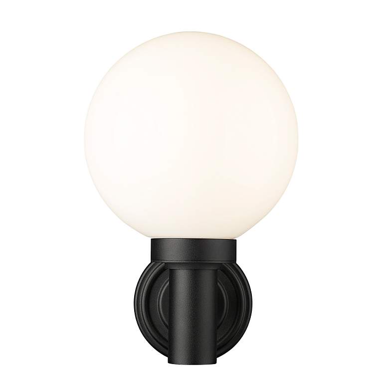 Image 6 Z-Lite Laurent 12 1/2" High Black Outdoor Wall Light more views