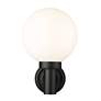 6_Z-Lite Laurent 12 1/2" High Black Outdoor Wall Light more views