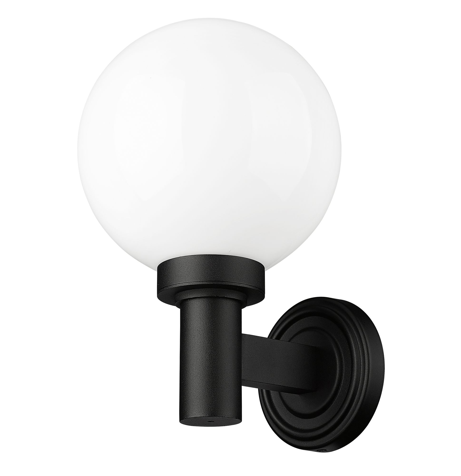 Z-Lite Laurent 12 1/2" High Black Outdoor Wall Light in scene