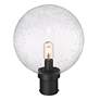 3_Z-Lite Laurent 15 3/4"H Black Clear Glass Outdoor Post Light more views