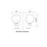 6_Z-Lite Laurent 15 3/4"H Black Opal Glass Outdoor Post Light more views