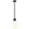 Z-Lite Laurent 15" High Black Outdoor Hanging Light
