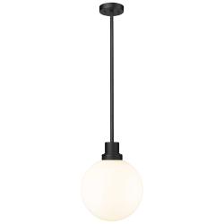 Z-Lite Laurent 15" High Black Outdoor Hanging Light