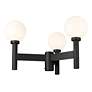 3_Z-Lite Laurent 18" High Black 3-Head Outdoor Post Light more views