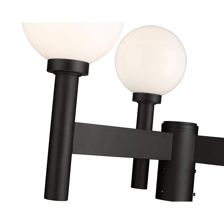 Image 4 Z-Lite Laurent 18" High Black 3-Head Outdoor Post Light more views