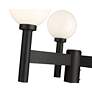 4_Z-Lite Laurent 18" High Black 3-Head Outdoor Post Light more views
