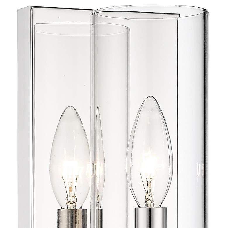 Image 2 Z-Lite Lawson 1 Light Wall Sconce in Polished Nickel more views