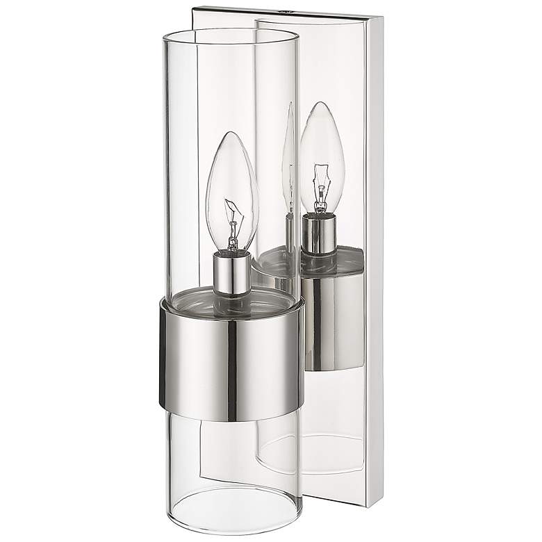 Image 4 Z-Lite Lawson 1 Light Wall Sconce in Polished Nickel more views