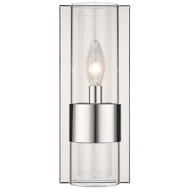 Image 5 Z-Lite Lawson 1 Light Wall Sconce in Polished Nickel more views