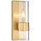 Z-Lite Lawson 1 Light Wall Sconce in Rubbed Brass