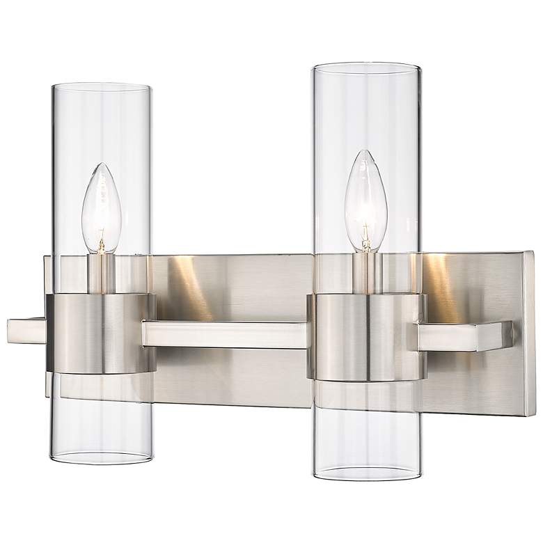 Image 1 Z-Lite Lawson 2 Light Vanity in Brushed Nickel
