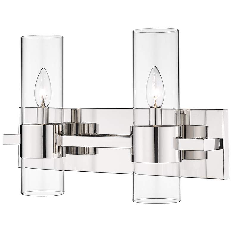 Image 1 Z-Lite Lawson 2 Light Vanity in Polished Nickel