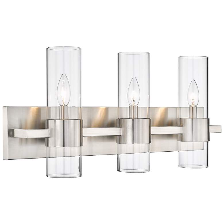 Image 1 Z-Lite Lawson 3 Light Vanity in Brushed Nickel