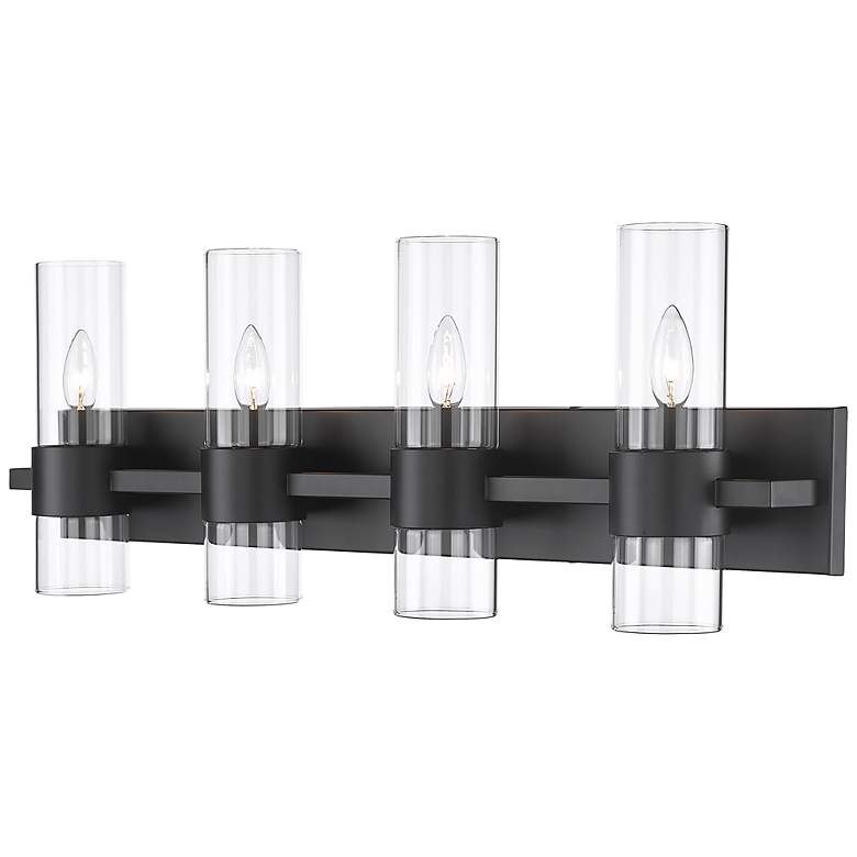 Image 1 Z-Lite Lawson 4 Light Vanity in Matte Black