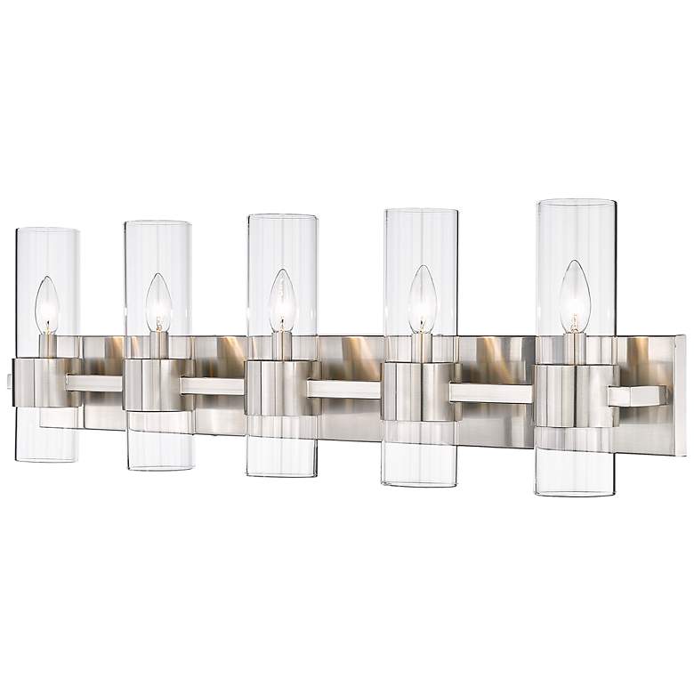 Image 1 Z-Lite Lawson 5 Light Vanity in Brushed Nickel