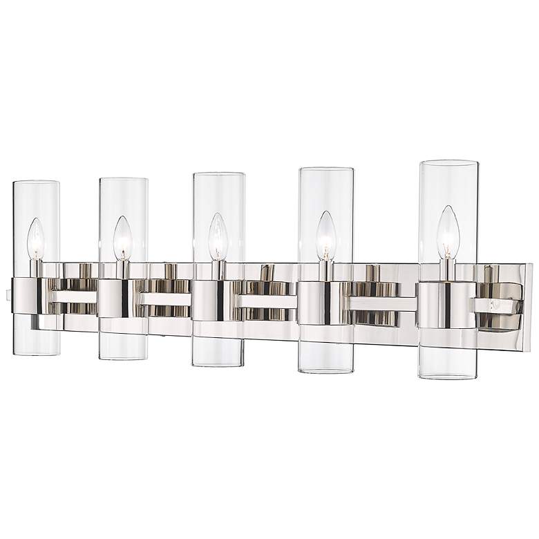 Image 1 Z-Lite Lawson 5 Light Vanity in Polished Nickel