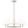 2_Z-Lite Leila 34" Wide Brushed Nickel 5-Light Chandelier