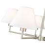 7_Z-Lite Leila 34" Wide Brushed Nickel 5-Light Chandelier more views