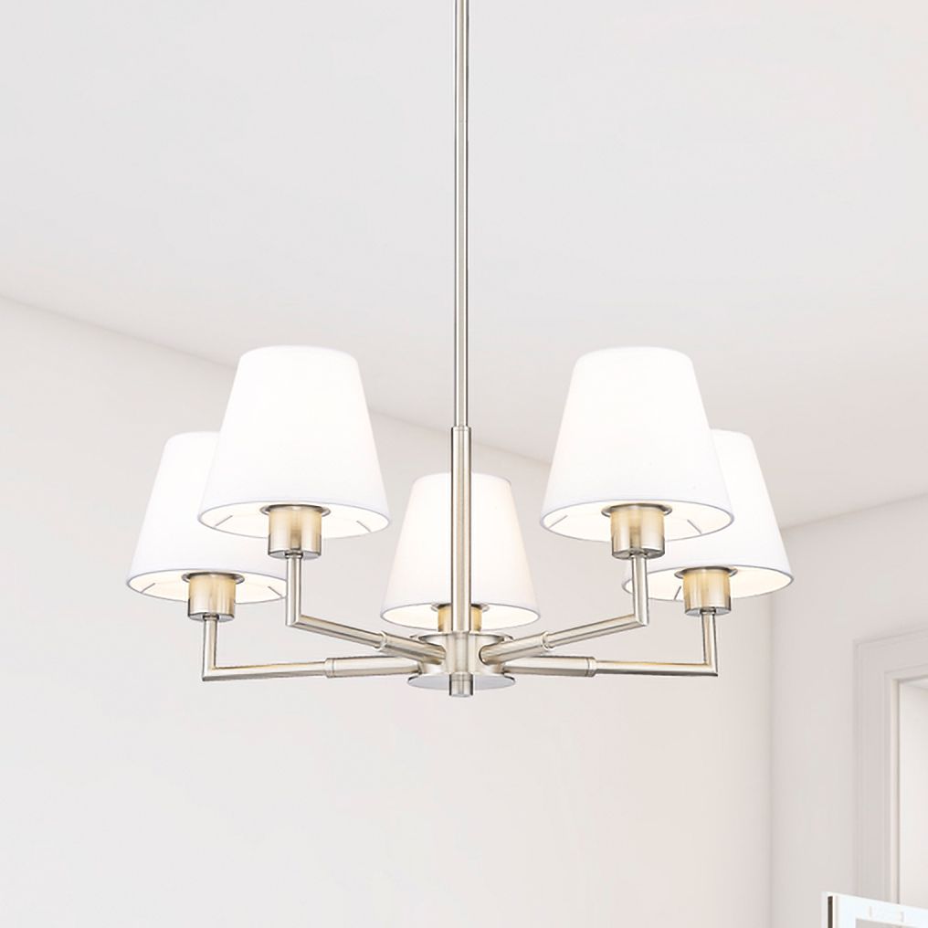 Z-Lite Leila Brushed Nickel Collection