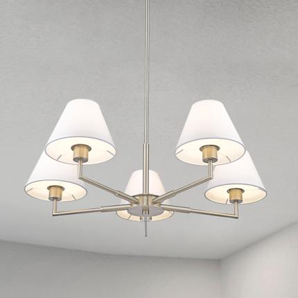 Z-Lite Leila Brushed Nickel Collection