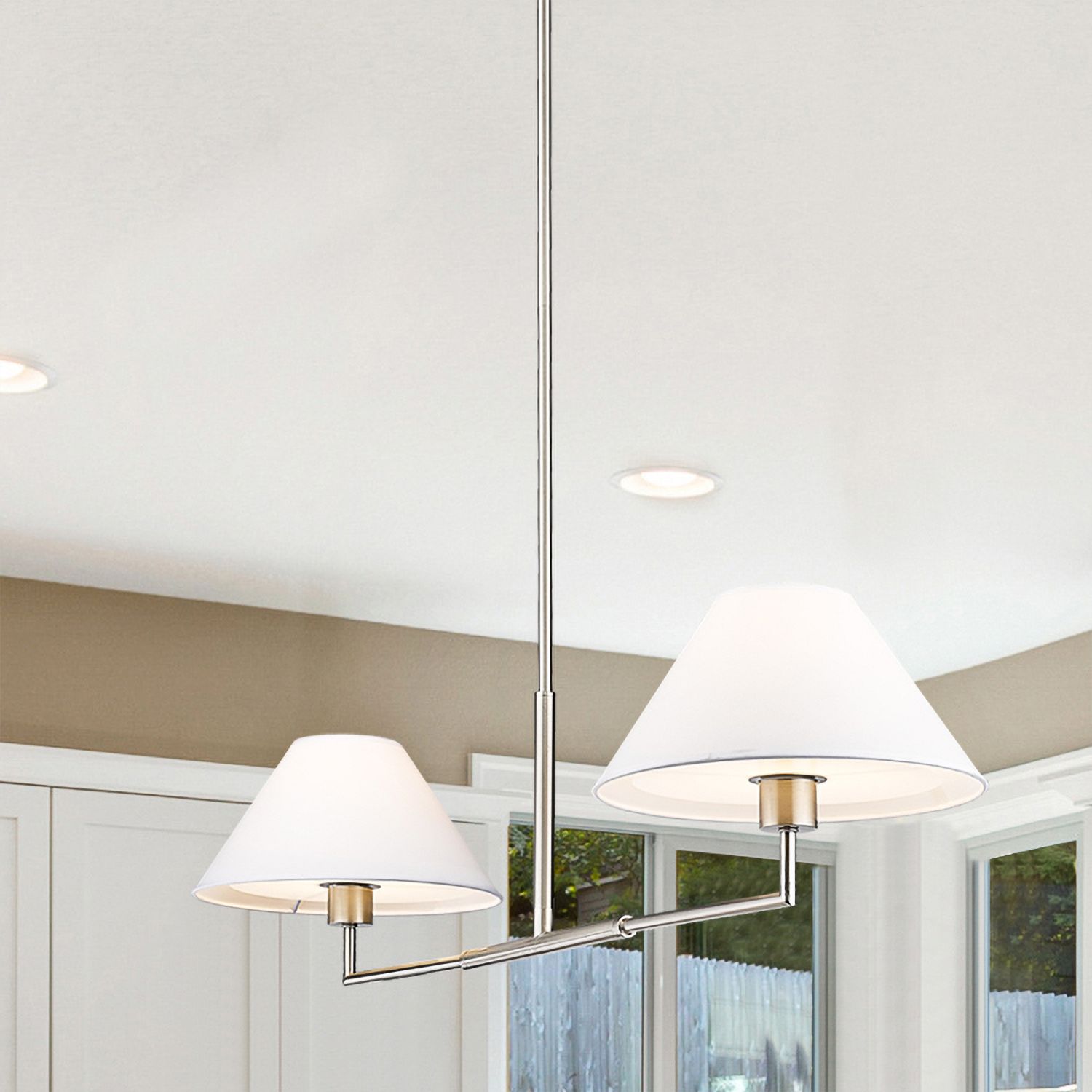 Z-Lite Leila Brushed Nickel Collection