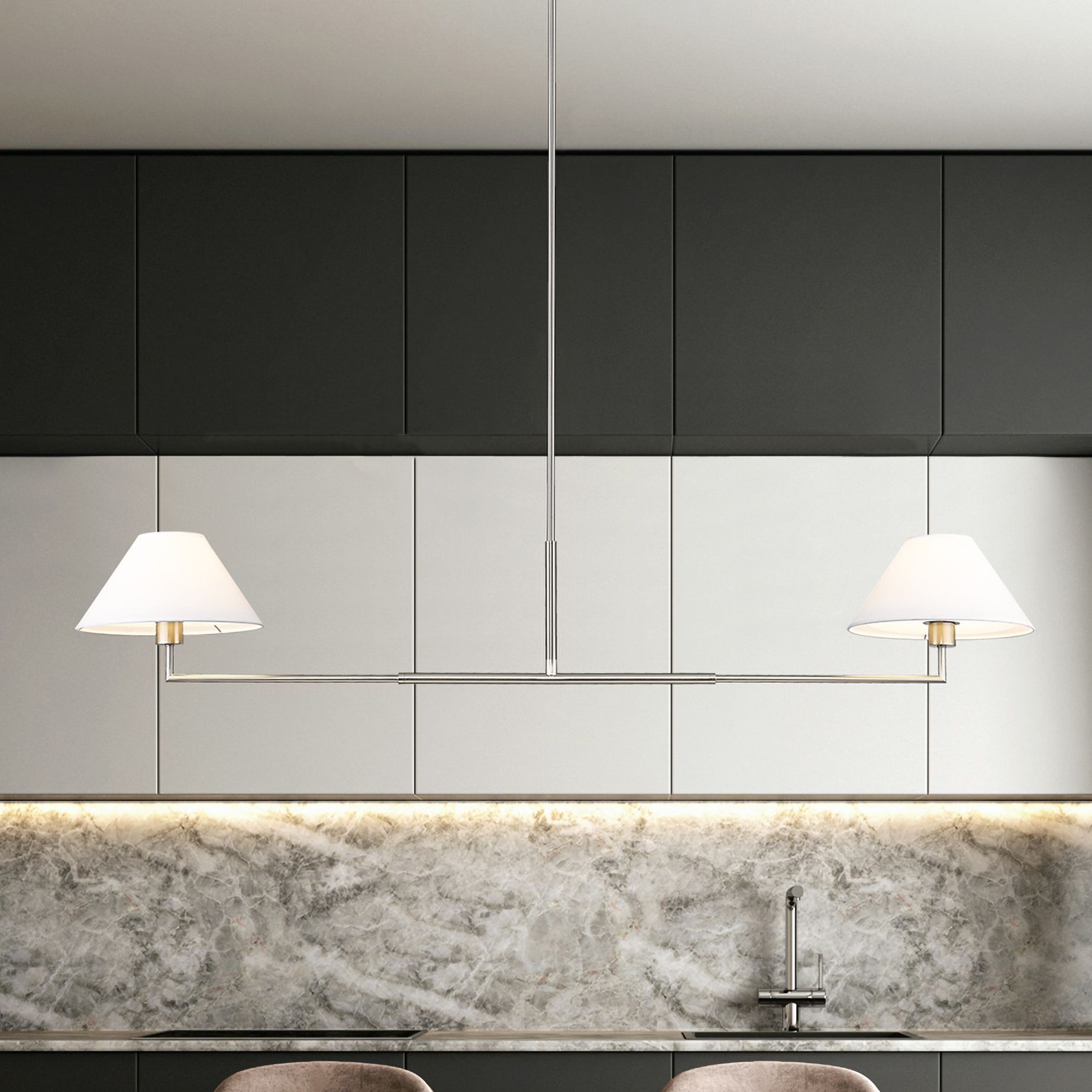 Z-Lite Leila Brushed Nickel Collection