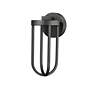 5_Z-Lite Leland 12 1/2" High Sand Black LED Outdoor Wall Light more views