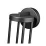 6_Z-Lite Leland 12 1/2" High Sand Black LED Outdoor Wall Light more views