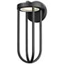 1_Z-Lite Leland 18" High Sand Black LED Outdoor Wall Light